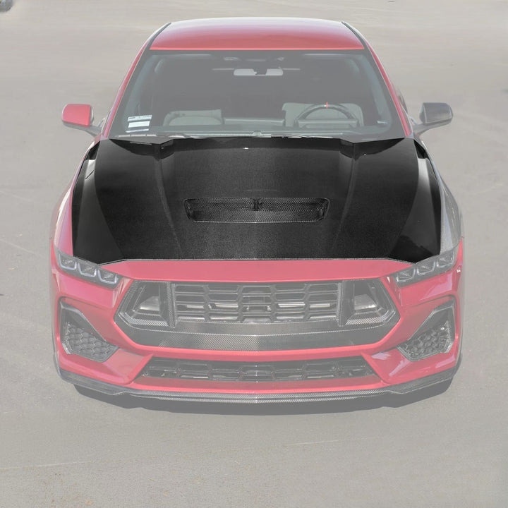 2024+ Ford Mustang Front Bumper Hood Vented Cover