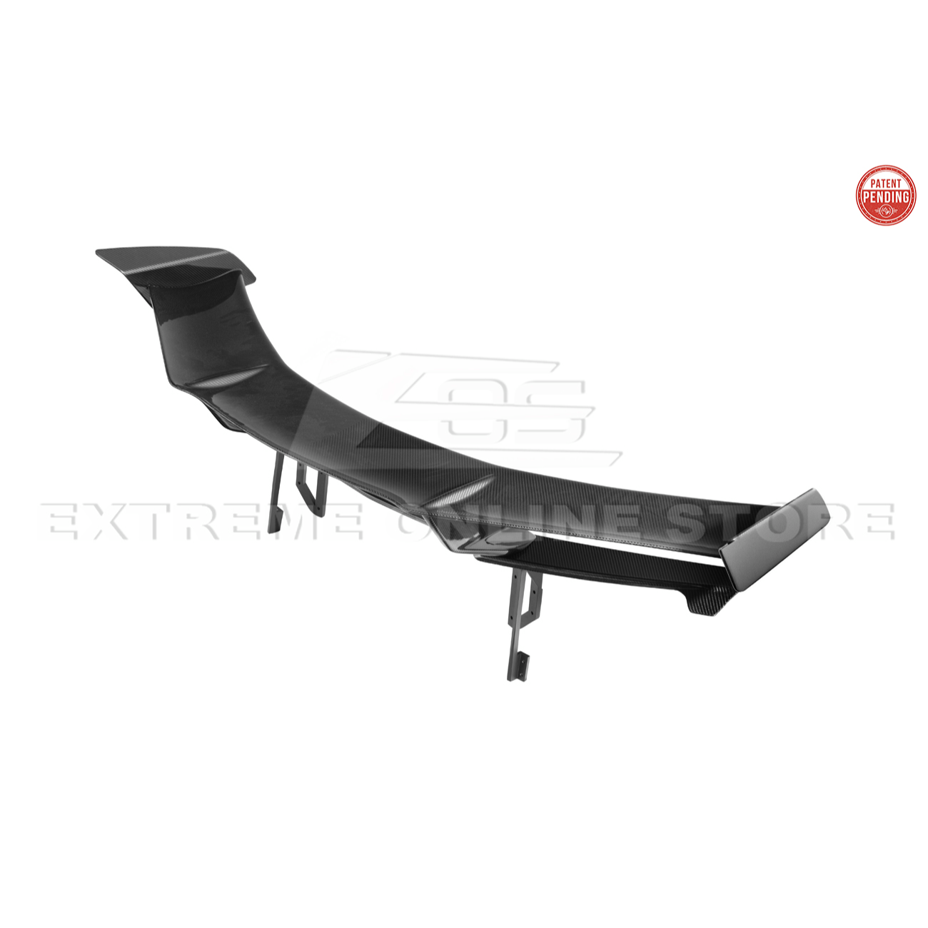 Corvette C8 ZR1 Style CARBON FIBER Rear High Wing Spoiler Bracket