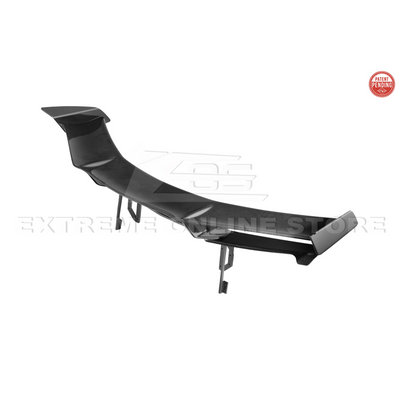 Corvette C8 ZR1 Style CARBON FIBER Rear High Wing Spoiler Bracket