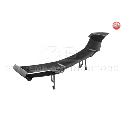 Corvette C8 ZR1 Style CARBON FIBER Rear High Wing Spoiler Bracket