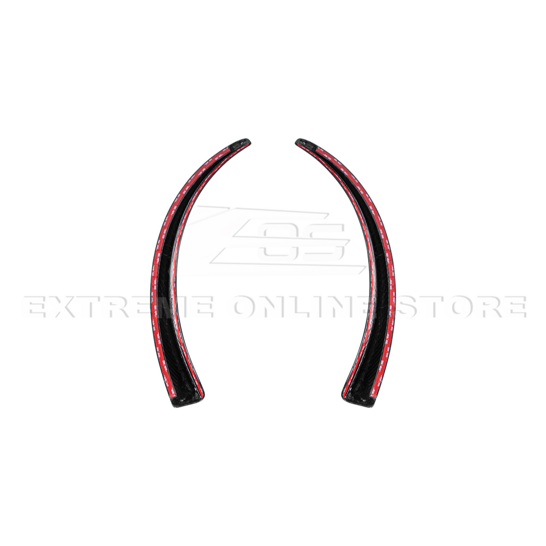 2005-13 Corvette C6 Z06 ZR1 Extended DRY CARBON FIBER Front Splash Guard Mud Flaps