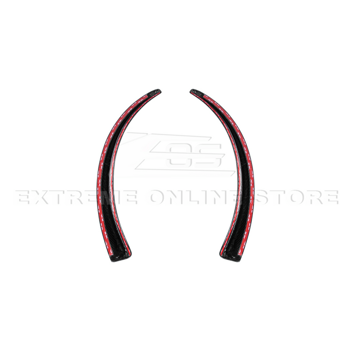 2005-13 Corvette C6 Z06 ZR1 Extended DRY CARBON FIBER Front Splash Guard Mud Flaps