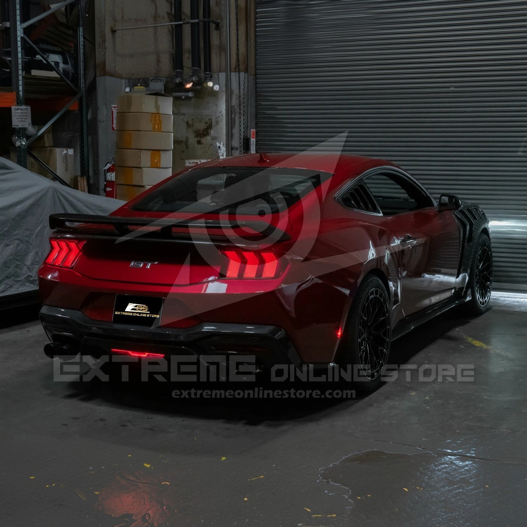 2024-Up Ford Mustang S650 EURO Sequential Signal LED Clear Rear Taillights