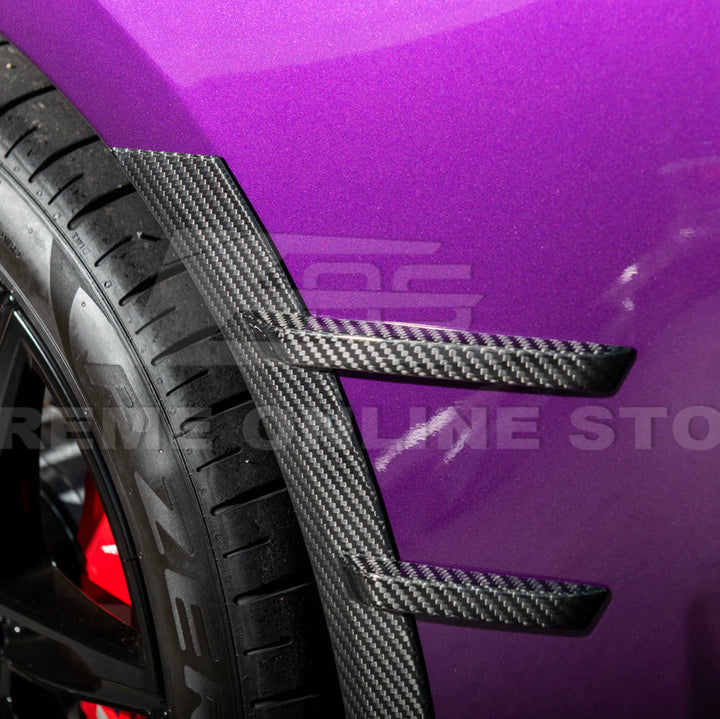2023-Up BMW G87 M2 DRY CARBON FIBER Add-On Fender Wheel Arch Trim Cover