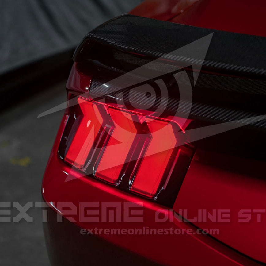 2024-Up Ford Mustang S650 EURO Sequential Signal LED Clear Rear Taillights