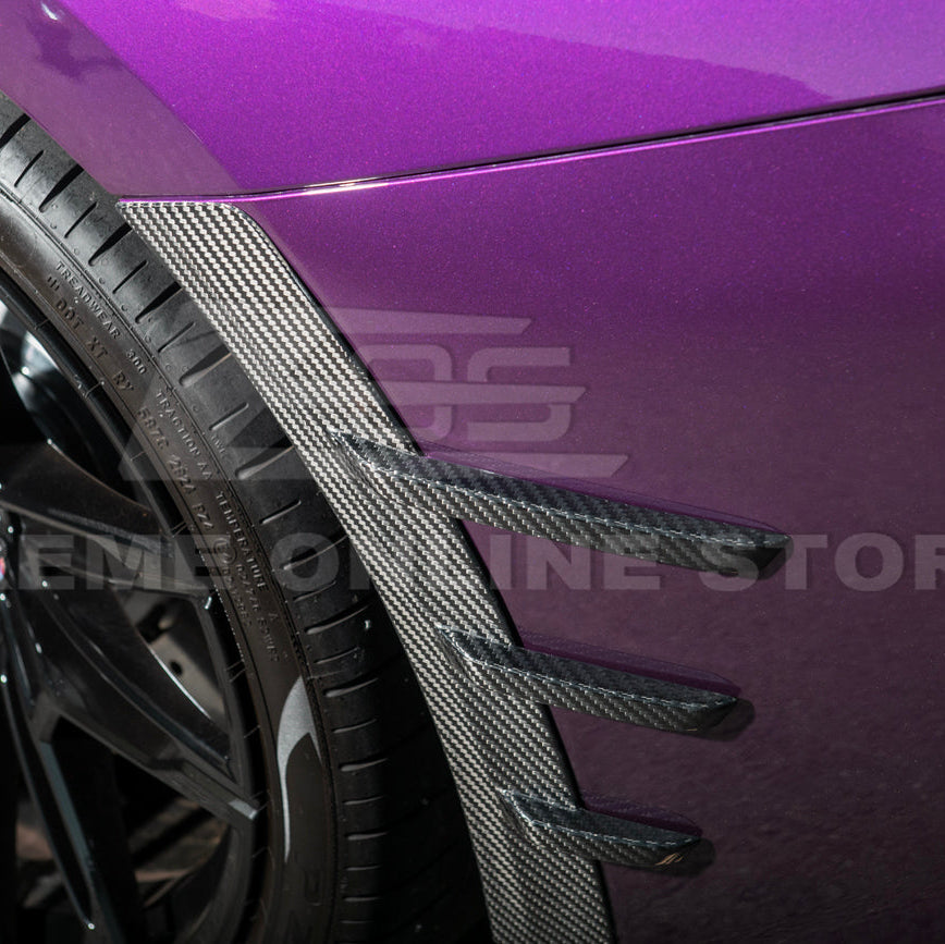 2023-Up BMW G87 M2 DRY CARBON FIBER Add-On Fender Wheel Arch Trim Cover