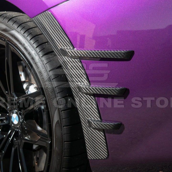 2023-Up BMW G87 M2 DRY CARBON FIBER Add-On Fender Wheel Arch Trim Cover