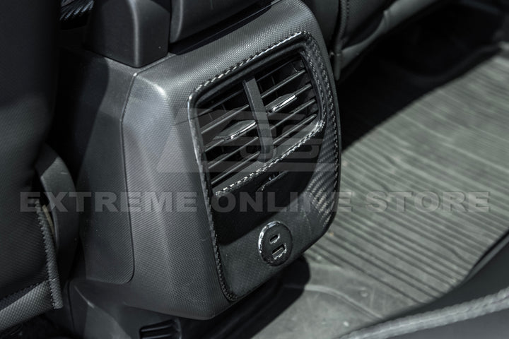 2021+ Ford Mustang Mach-E DRY Carbon Fiber Rear AC Panel Cover