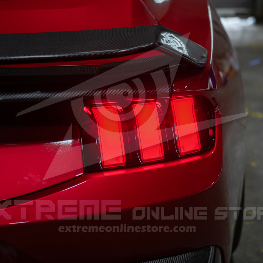 2024-Up Ford Mustang S650 EURO Sequential Signal LED Clear Rear Taillights