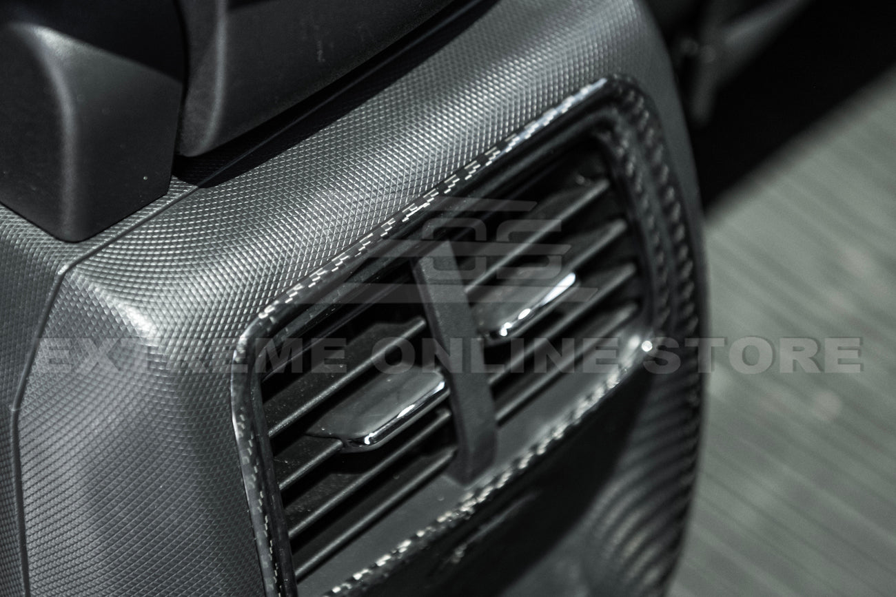2021+ Ford Mustang Mach-E DRY Carbon Fiber Rear AC Panel Cover