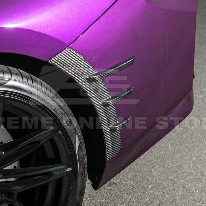 2023-Up BMW G87 M2 DRY CARBON FIBER Add-On Fender Wheel Arch Trim Cover