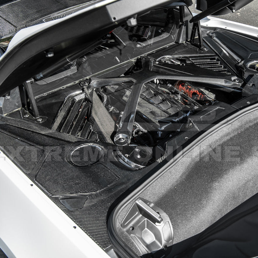 Chevrolet Corvette C8 Coupe Engine Bay Panel &amp; Corner Vent Cover