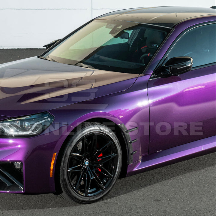 2023-Up BMW G87 M2 DRY CARBON FIBER Add-On Fender Wheel Arch Trim Cover