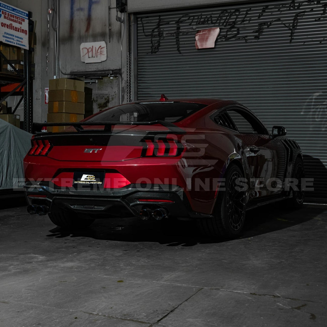 2024-Up Ford Mustang S650 EURO Sequential Signal LED Clear Rear Taillights