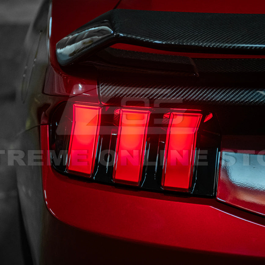 2024-Up Ford Mustang S650 EURO Sequential Signal LED Clear Rear Taillights