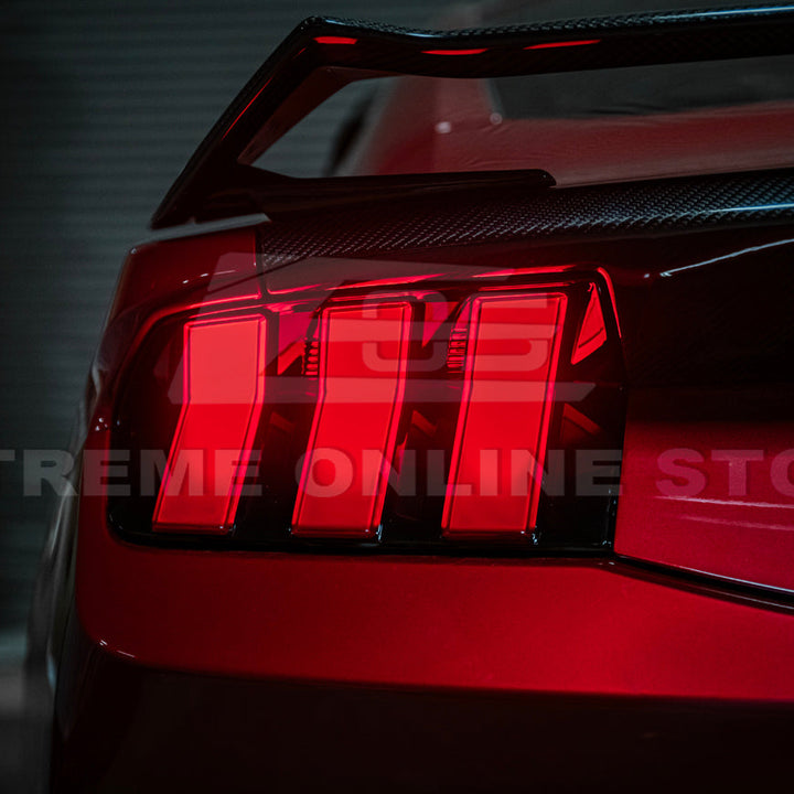 2024-Up Ford Mustang S650 EURO Sequential Signal LED Clear Rear Taillights