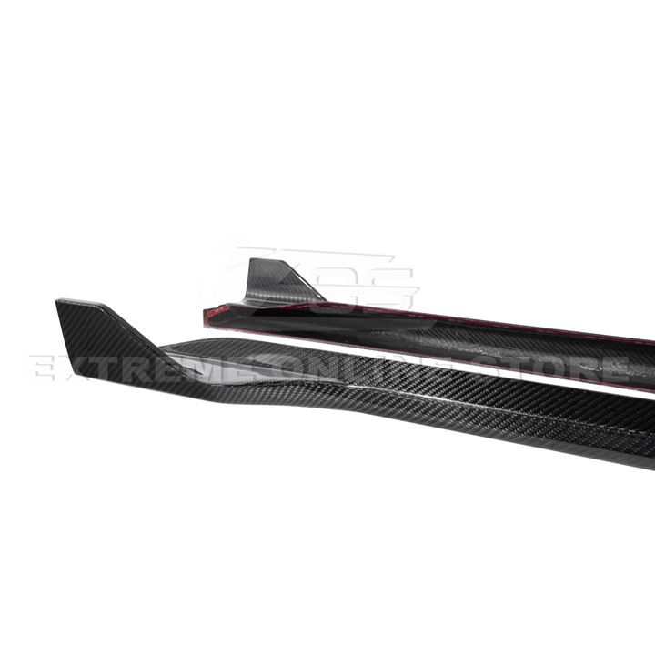 2024-Up Ford Mustang S650 | EOS Performance CARBON FIBER Side Skirts Extension