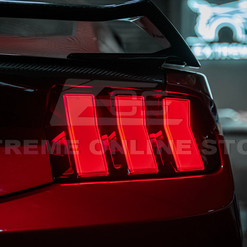 2024-Up Ford Mustang S650 EURO Sequential Signal LED Clear Rear Taillights