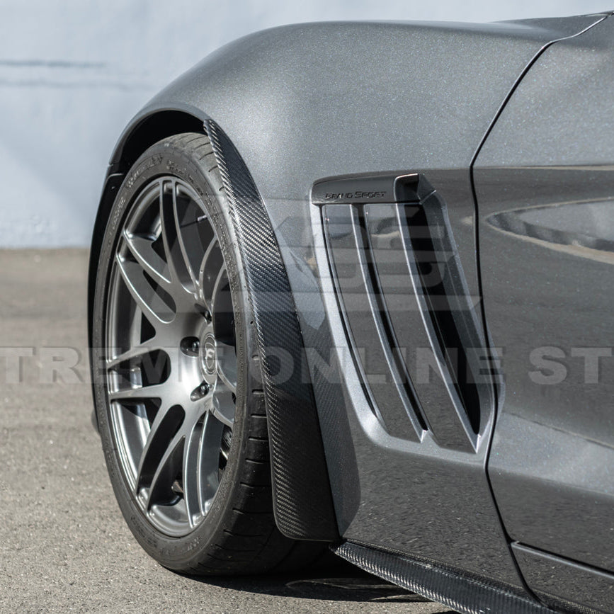 2005-13 Corvette C6 Z06 ZR1 Front Splash Guard Mud Flaps