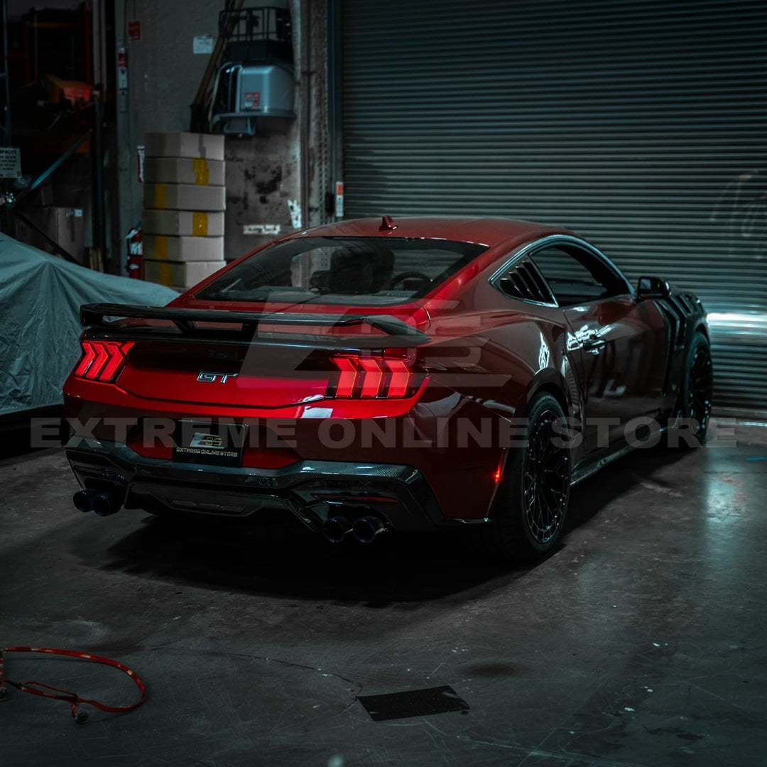 2024-Up Ford Mustang S650 EURO Sequential Signal LED Clear Rear Taillights