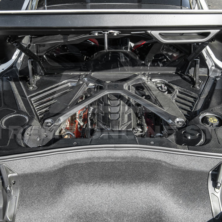 Chevrolet Corvette C8 Coupe Engine Bay Panel &amp; Corner Vent Cover