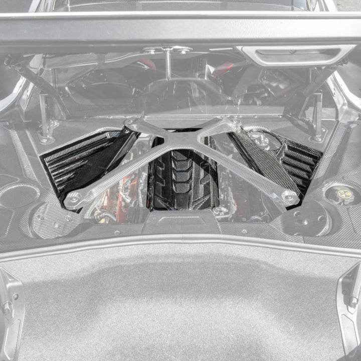 Corvette C8 Coupe Engine Cover W/ Bay Panel Insert