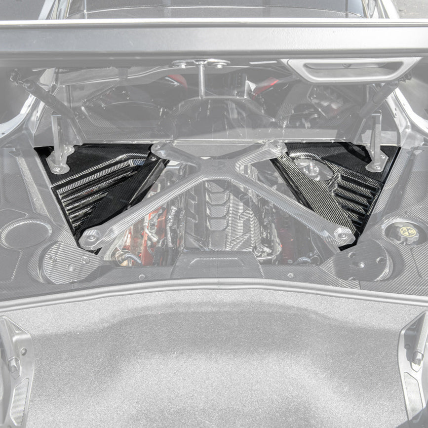 Chevrolet Corvette C8 Coupe Engine Bay Panel &amp; Corner Vent Cover