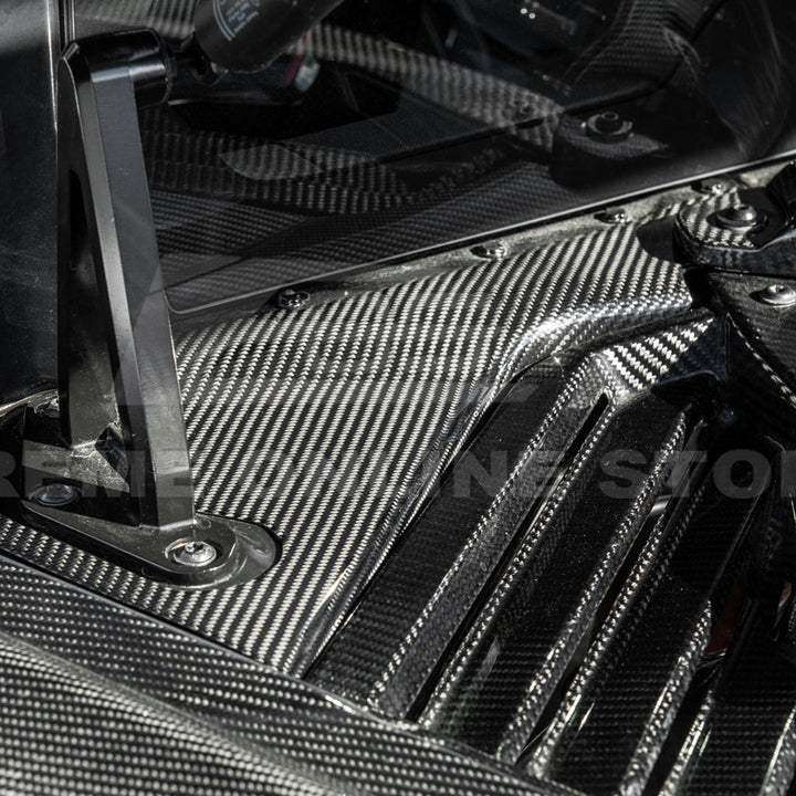 Chevrolet Corvette C8 Coupe Engine Bay Panel &amp; Corner Vent Cover