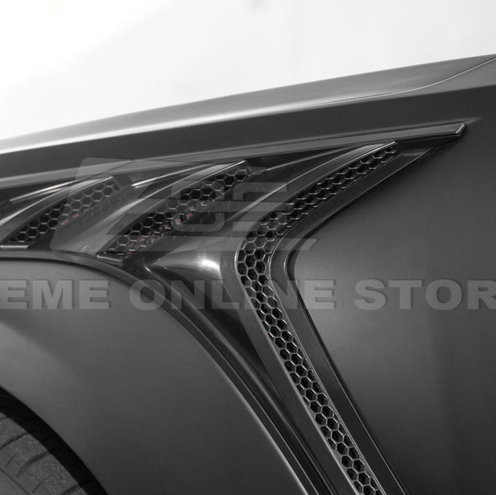 2024-Up Ford Mustang S650 GTD Style Carbon Fiber Front Side Vented Fenders