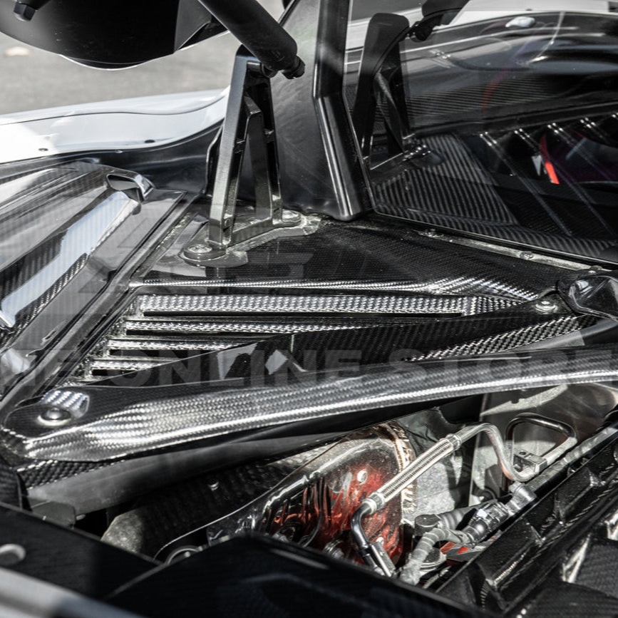 Chevrolet Corvette C8 Coupe Engine Bay Panel &amp; Corner Vent Cover