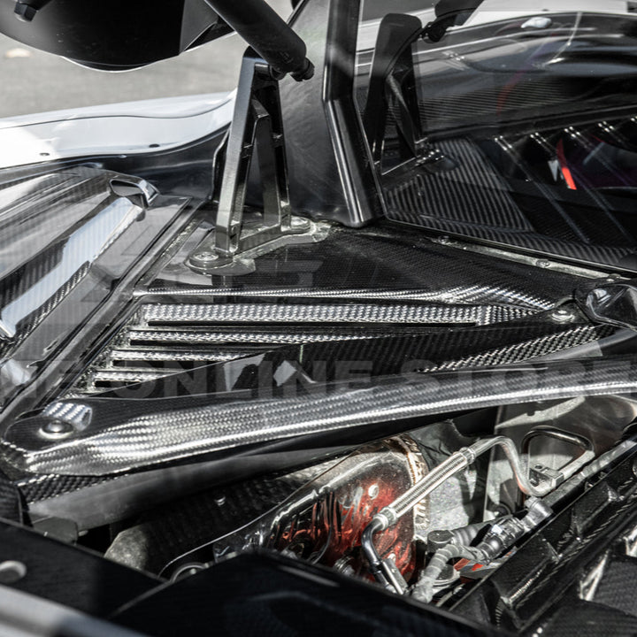 Chevrolet Corvette C8 Coupe Engine Bay Panel &amp; Corner Vent Cover