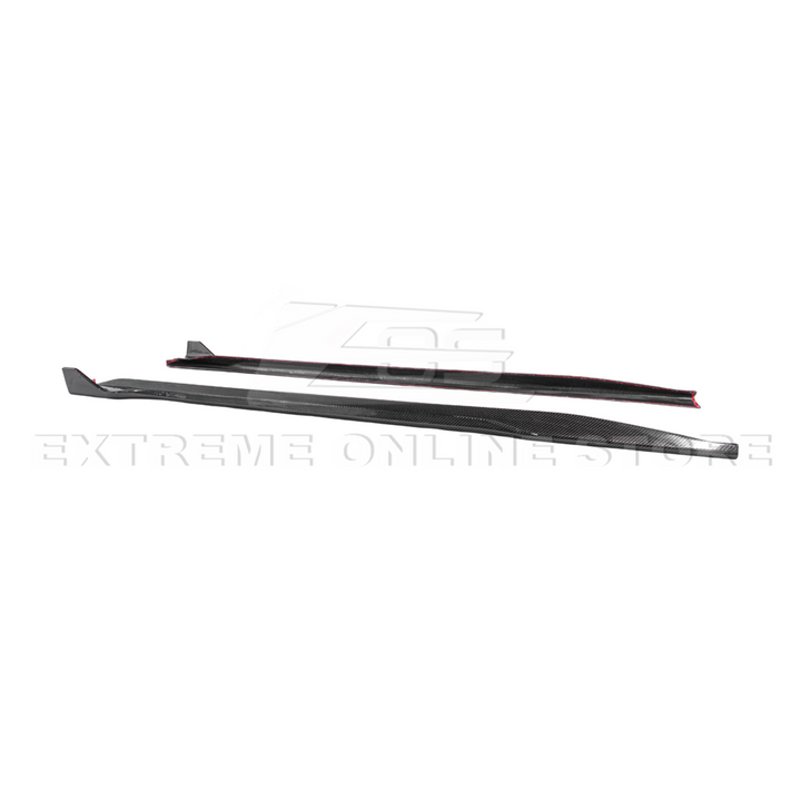 2024-Up Ford Mustang S650 | EOS Performance CARBON FIBER Side Skirts Extension