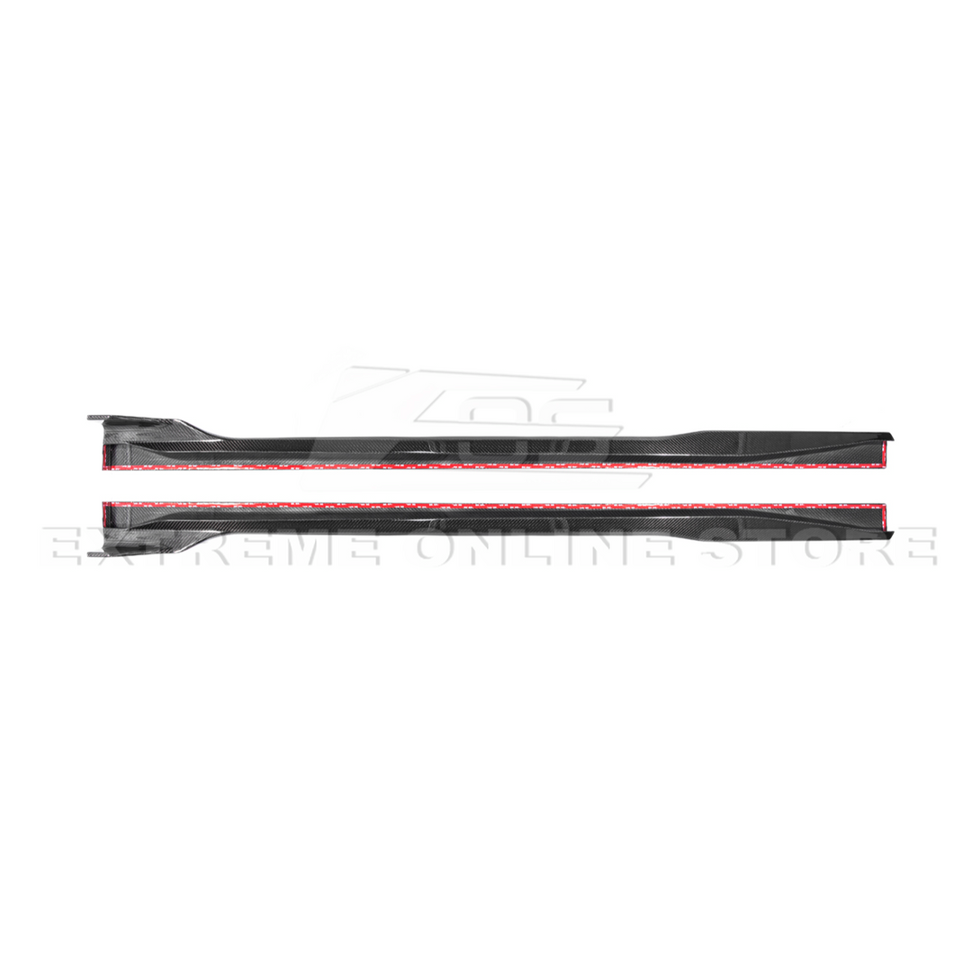 2024-Up Ford Mustang S650 | EOS Performance CARBON FIBER Side Skirts Extension