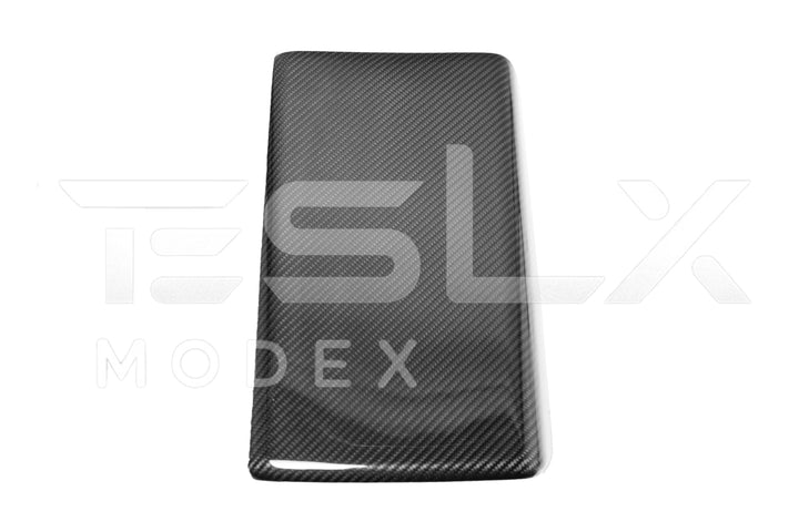 2020-Up Tesla Model 3 &amp; Y Carbon Fiber Interior Center Armrest Cover