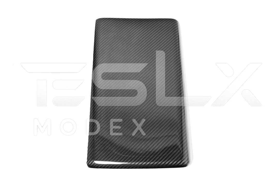 2020-Up Tesla Model 3 &amp; Y Carbon Fiber Interior Center Armrest Cover
