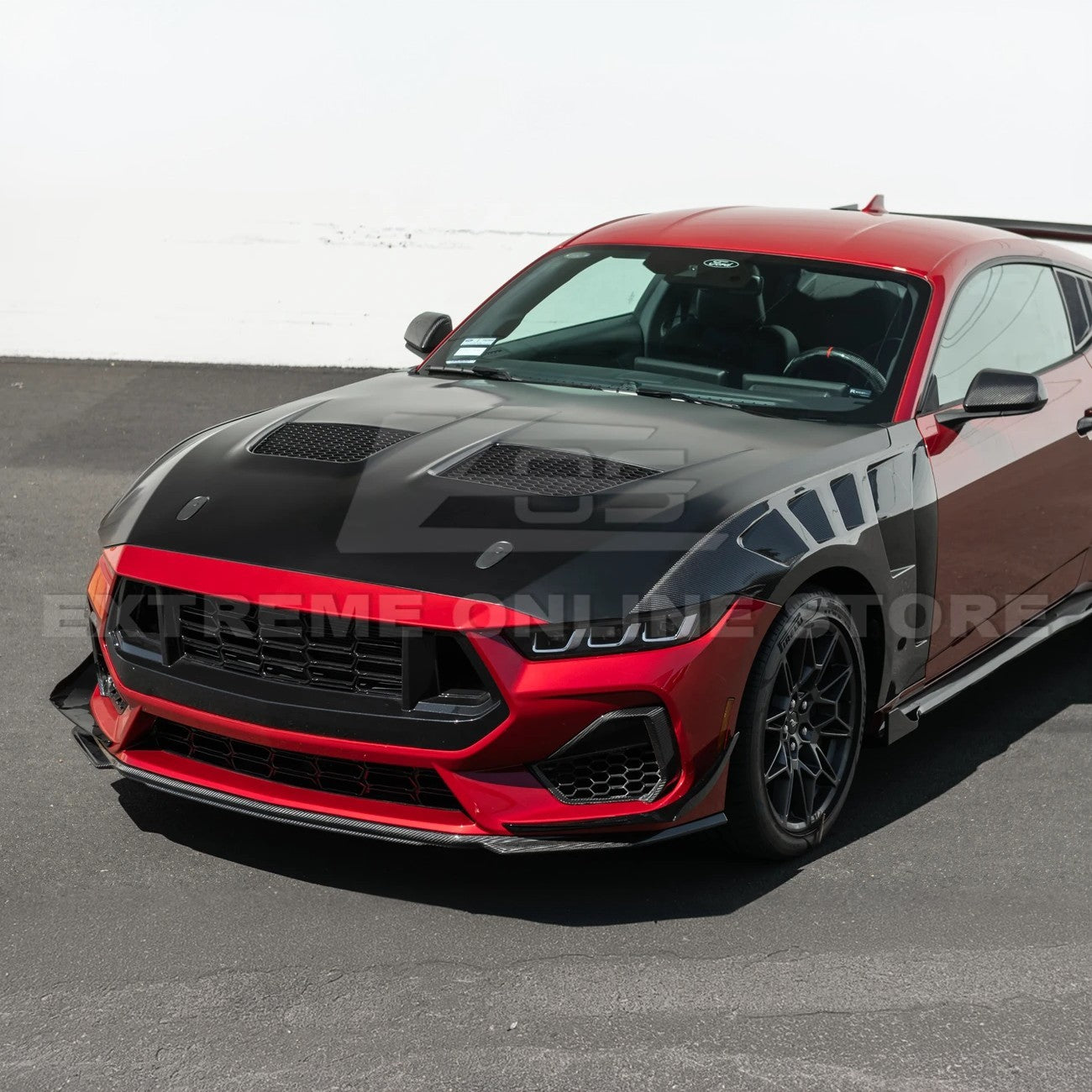 2024+ Ford Mustang GTD Style Front Bumper Hood