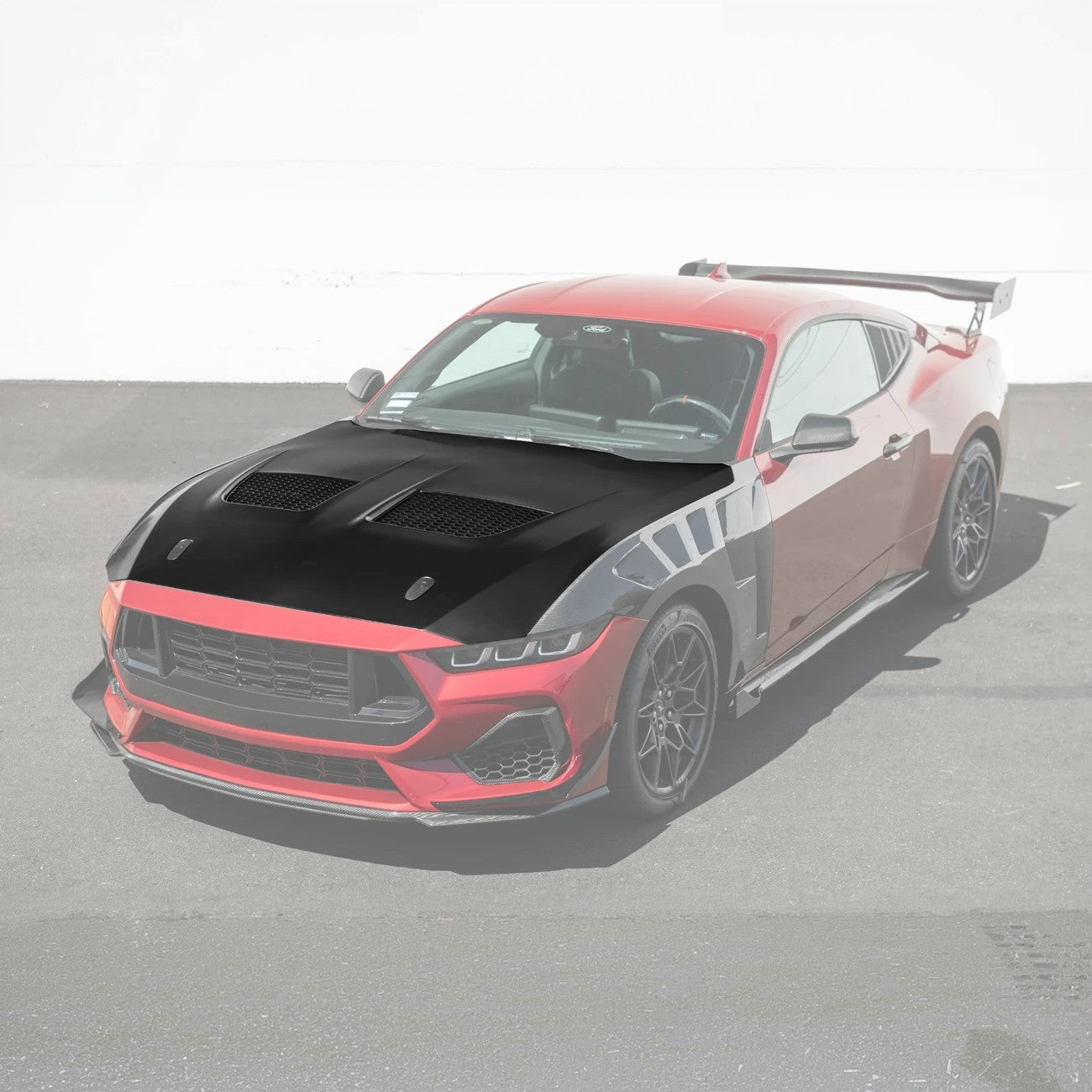 2024+ Ford Mustang GTD Style Front Bumper Hood