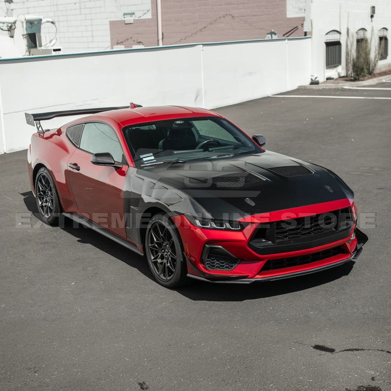 2024+ Ford Mustang GTD Style Front Bumper Hood