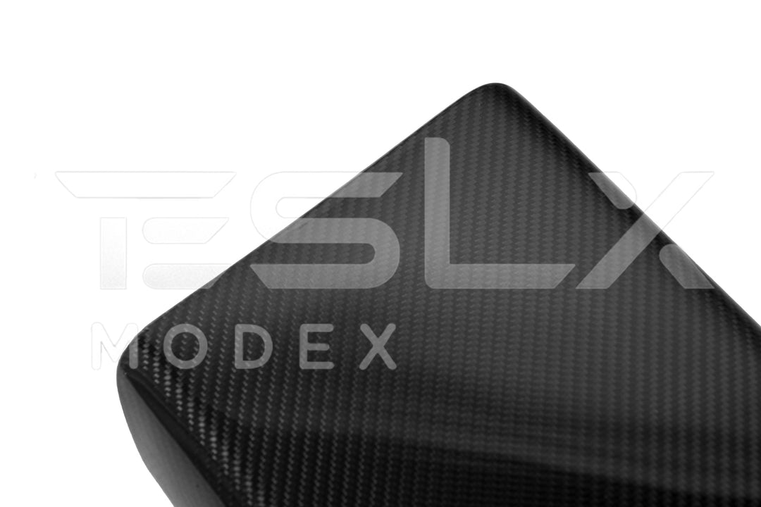 2020-Up Tesla Model 3 &amp; Y Carbon Fiber Interior Center Armrest Cover