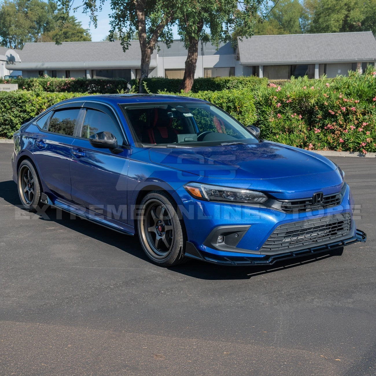 2022-24 Honda Civic Front Bumper Lip Splitter & Side Skirts