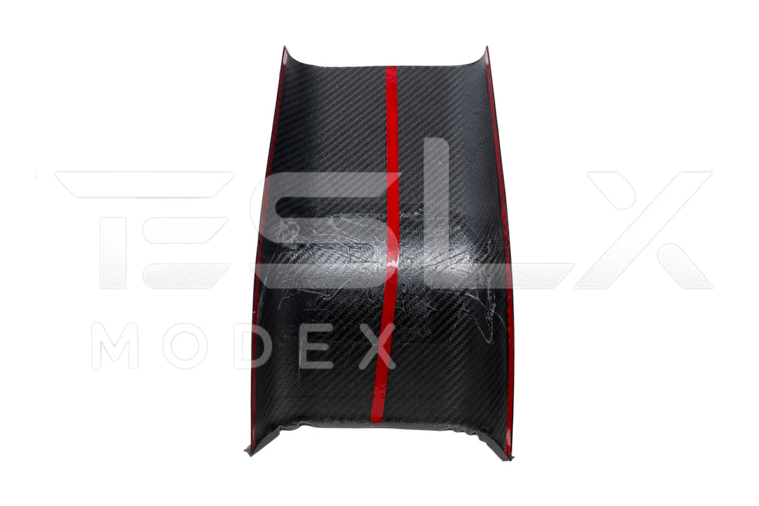2020-23 Tesla Model 3 &amp; 20-24 Y Carbon Fiber Interior Rear Anti-Kick Plate Cover