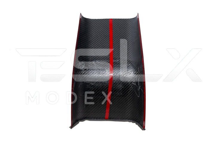 2020-23 Tesla Model 3 &amp; 20-24 Y Carbon Fiber Interior Rear Anti-Kick Plate Cover