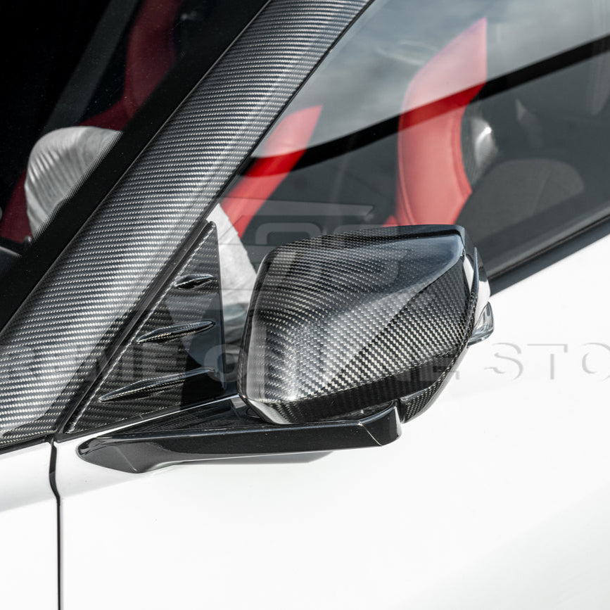 Chevrolet Corvette C8 DRY CARBON FIBER Replacement Mirror Covers