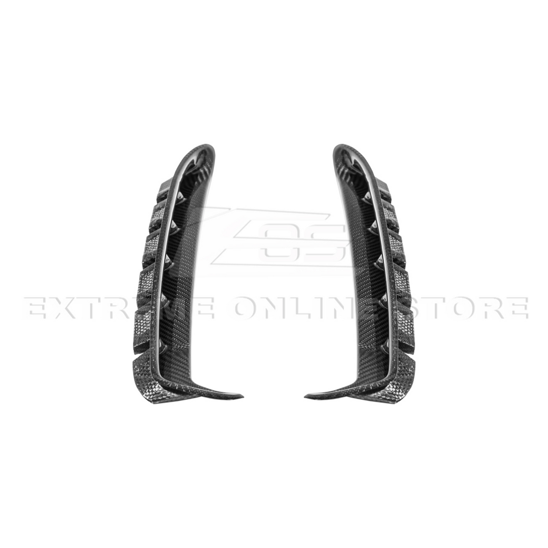 2015-20 Ford Mustang DRY Carbon Fiber Front Side Fender Vent Cover