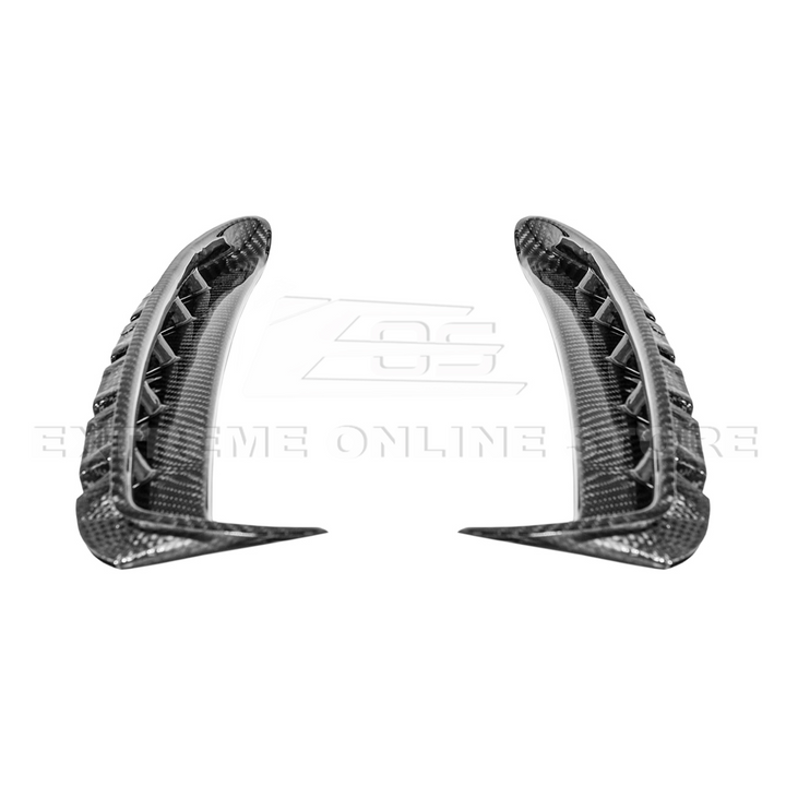 2015-20 Ford Mustang DRY Carbon Fiber Front Side Fender Vent Cover