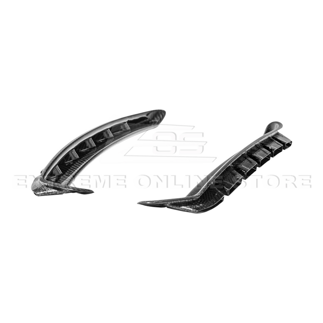 2015-20 Ford Mustang DRY Carbon Fiber Front Side Fender Vent Cover