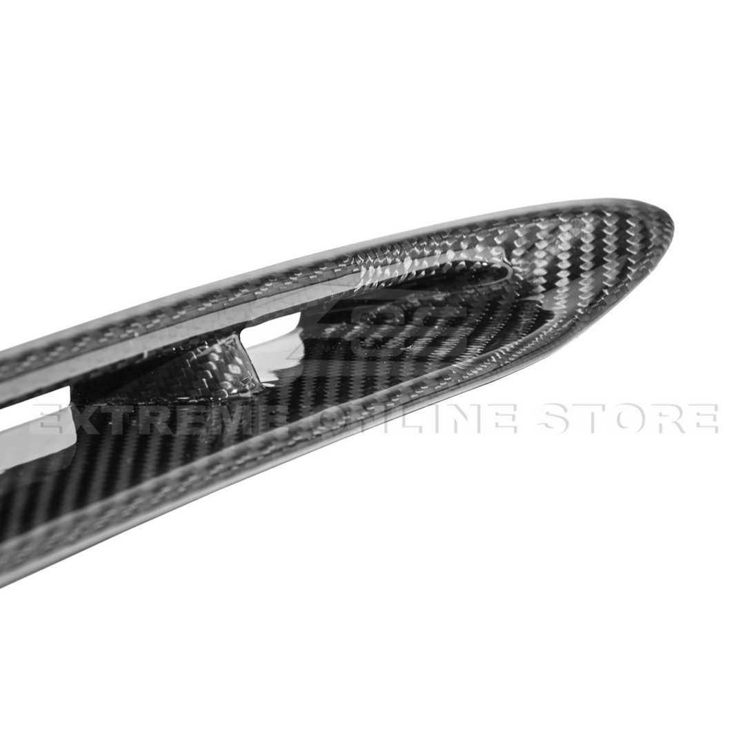 2015-20 Ford Mustang DRY Carbon Fiber Front Side Fender Vent Cover