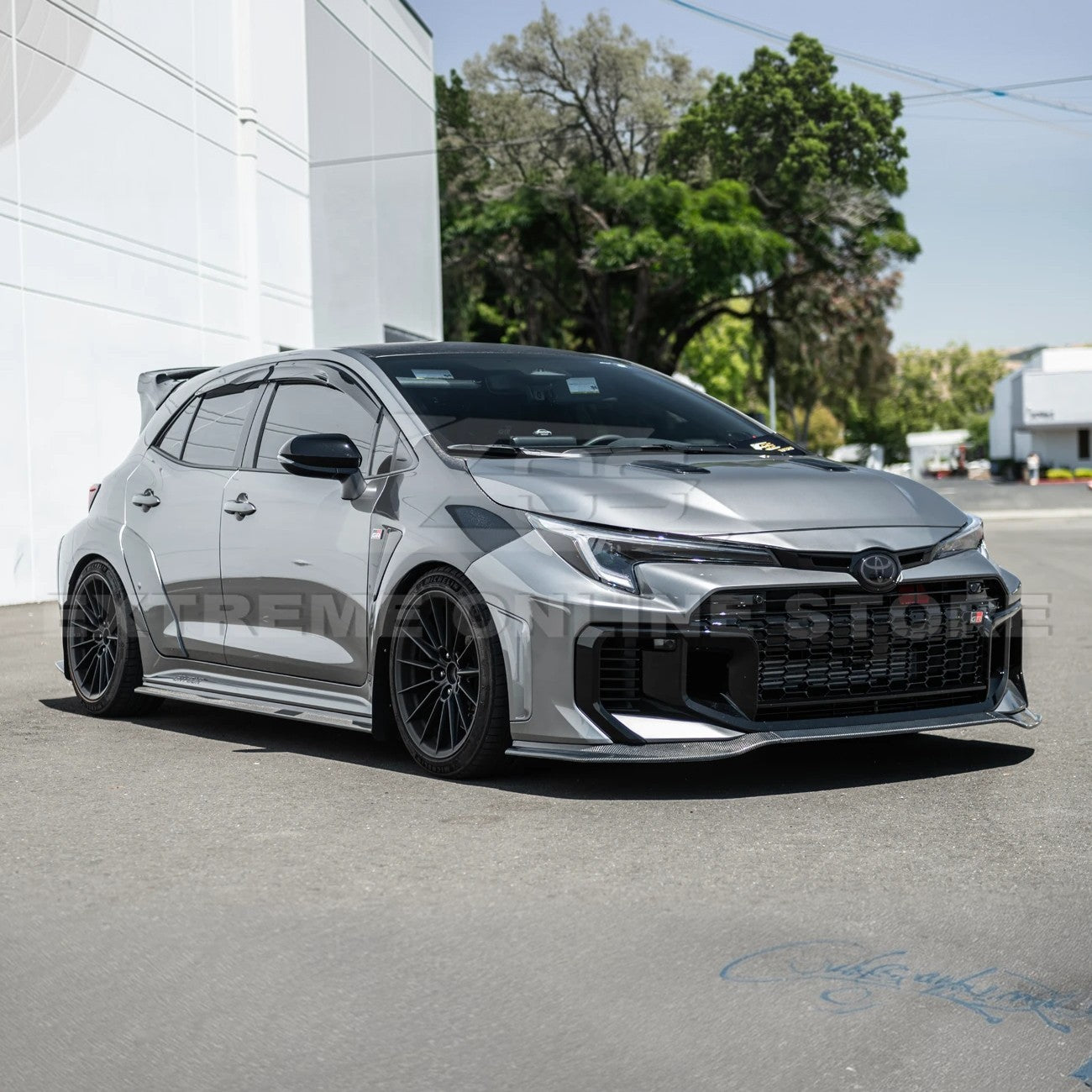 2025-Up GR Corolla GR Package Front Splitter Lip w/ Side Skirts