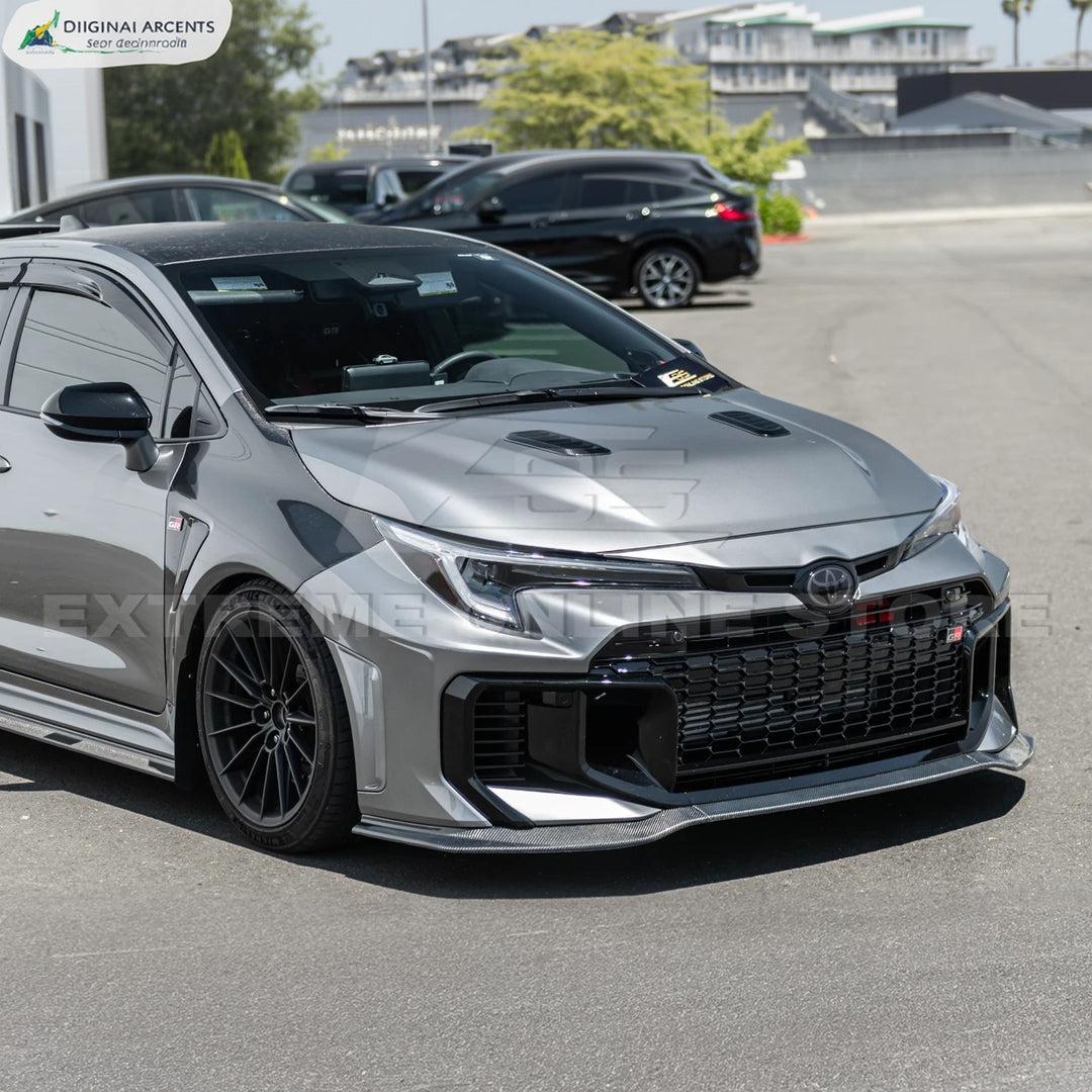 2025-Up GR Corolla GR Package Front Splitter Lip w/ Side Skirts
