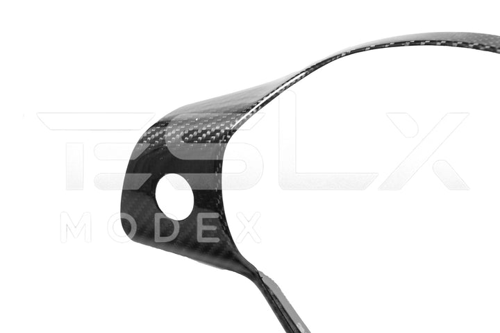 2020-23 Tesla Model 3 &amp; 20-24Y Carbon Fiber Interior Steering Wheel Cover